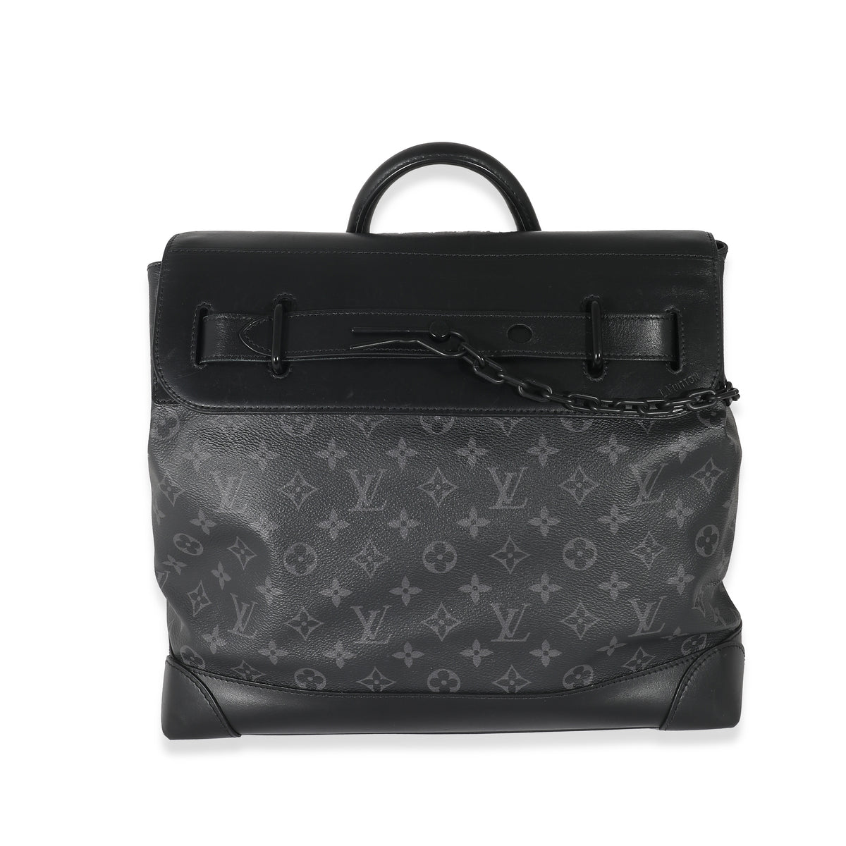 Louis Vuitton Taurillon Monogram Eclipse Steamer PM Handbag