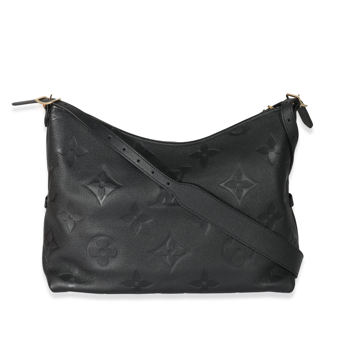 CarryAll MM Bag - Luxury Monogram Empreinte Leather Grey