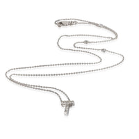 Roberto Coin Necklace in 18K White Gold 0.04 CTW