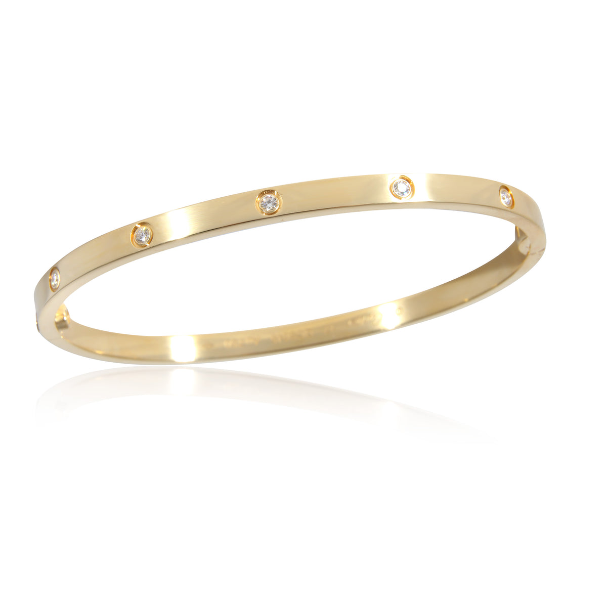 Cartier Love Bracelet Small Model 10 Diamonds Yellow Gold