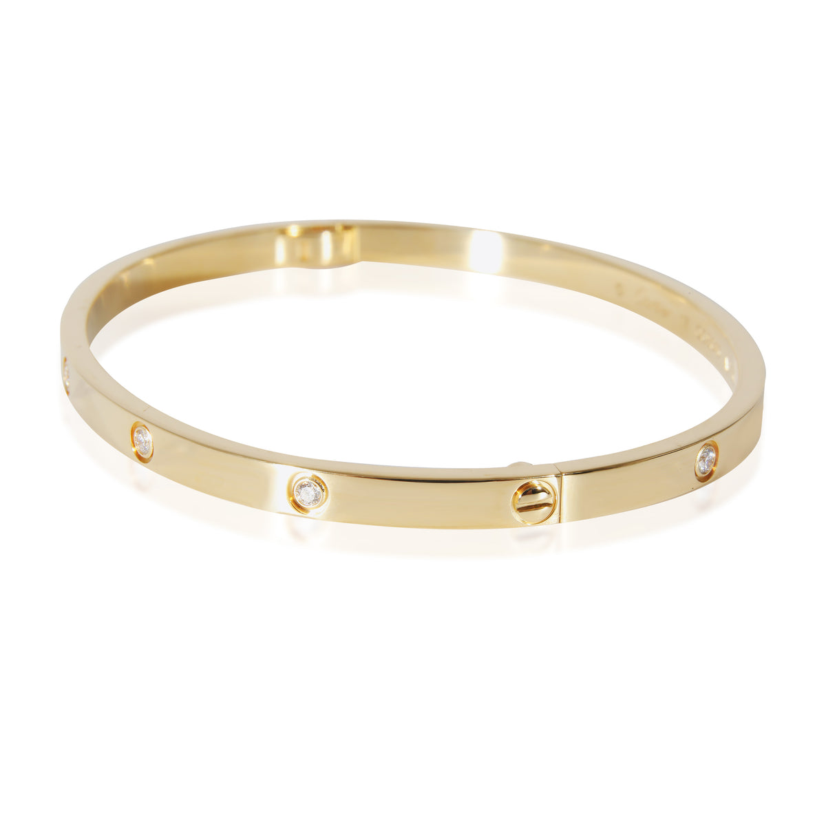 Cartier Love Bracelet Small Model 10 Diamonds Yellow Gold