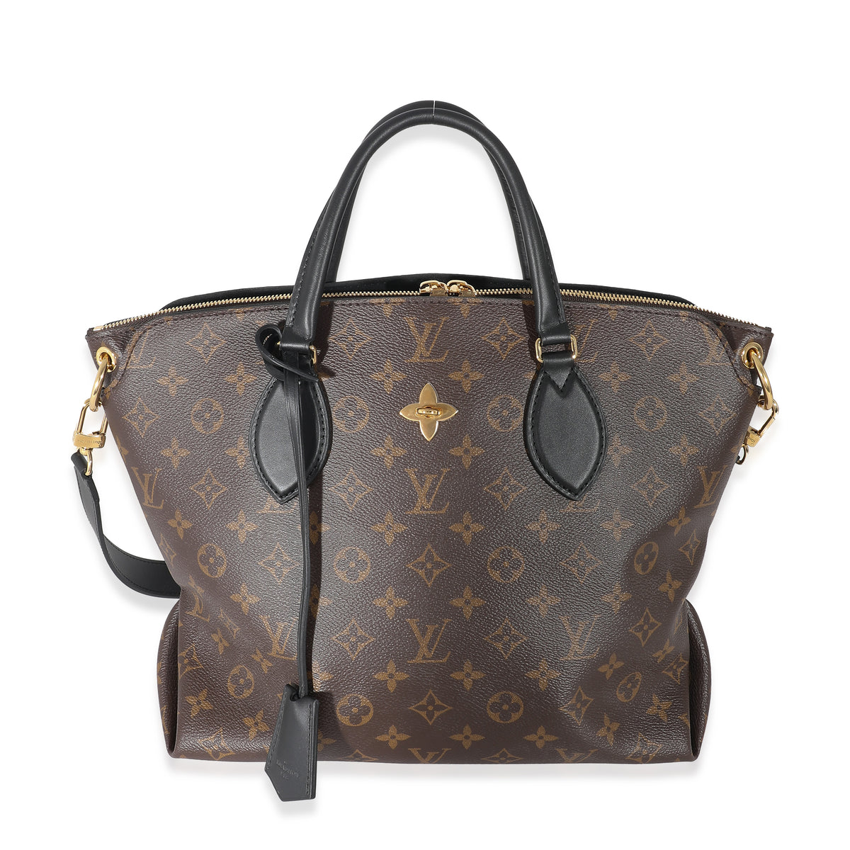 Louis Vuitton Monogram Canvas Flower Zipped Tote