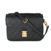 Louis Vuitton Black Monogram Empreinte Pochette Metis