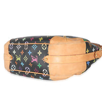 Louis Vuitton Black Monogram Multicolor Canvas Greta