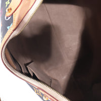 Louis Vuitton Black Monogram Multicolor Canvas Greta