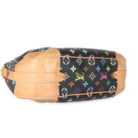 Louis Vuitton Black Monogram Multicolor Canvas Greta