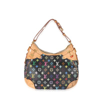 Louis Vuitton Black Monogram Multicolor Canvas Greta