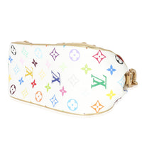 Louis Vuitton White Multicolor Monogram Canvas Gold Marilyn