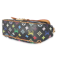 Louis Vuitton Black Monogram Multicolor Canvas Gracie MM