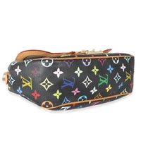 Louis Vuitton Black Monogram Multicolor Canvas Gracie MM