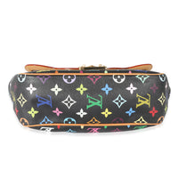 Louis Vuitton Black Monogram Multicolor Canvas Gracie MM