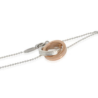 Tiffany & Co. 1837 Fashion Necklace in 18k Pink Gold/Sterling Silver