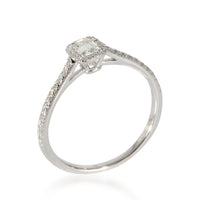 Tiffany & Co. Soleste Diamond Engagement Ring in Platinum G VVS2 0.56 CTW
