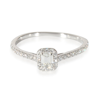 Tiffany & Co. Soleste Diamond Engagement Ring in Platinum G VVS2 0.56 CTW