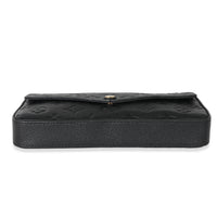 Louis Vuitton Black Monogram Empreinte Felicie Pochette