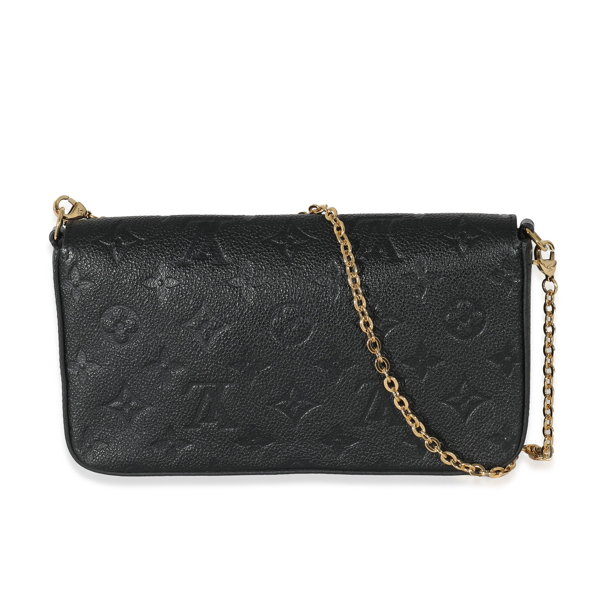 Louis Vuitton Black Monogram Empreinte Felicie Pochette