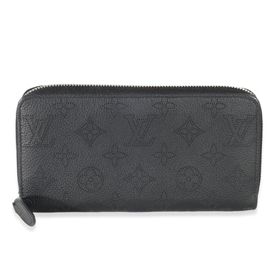 Louis Vuitton Black Mahina Zippy Wallet