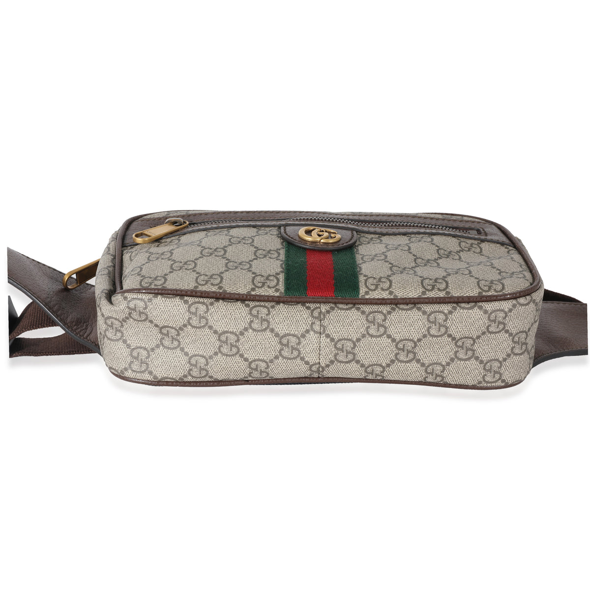 Gucci beige gg supreme best sale belt bag