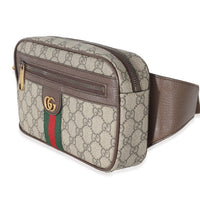 Gucci Beige GG Supreme Canvas Ophidia Belt Bag