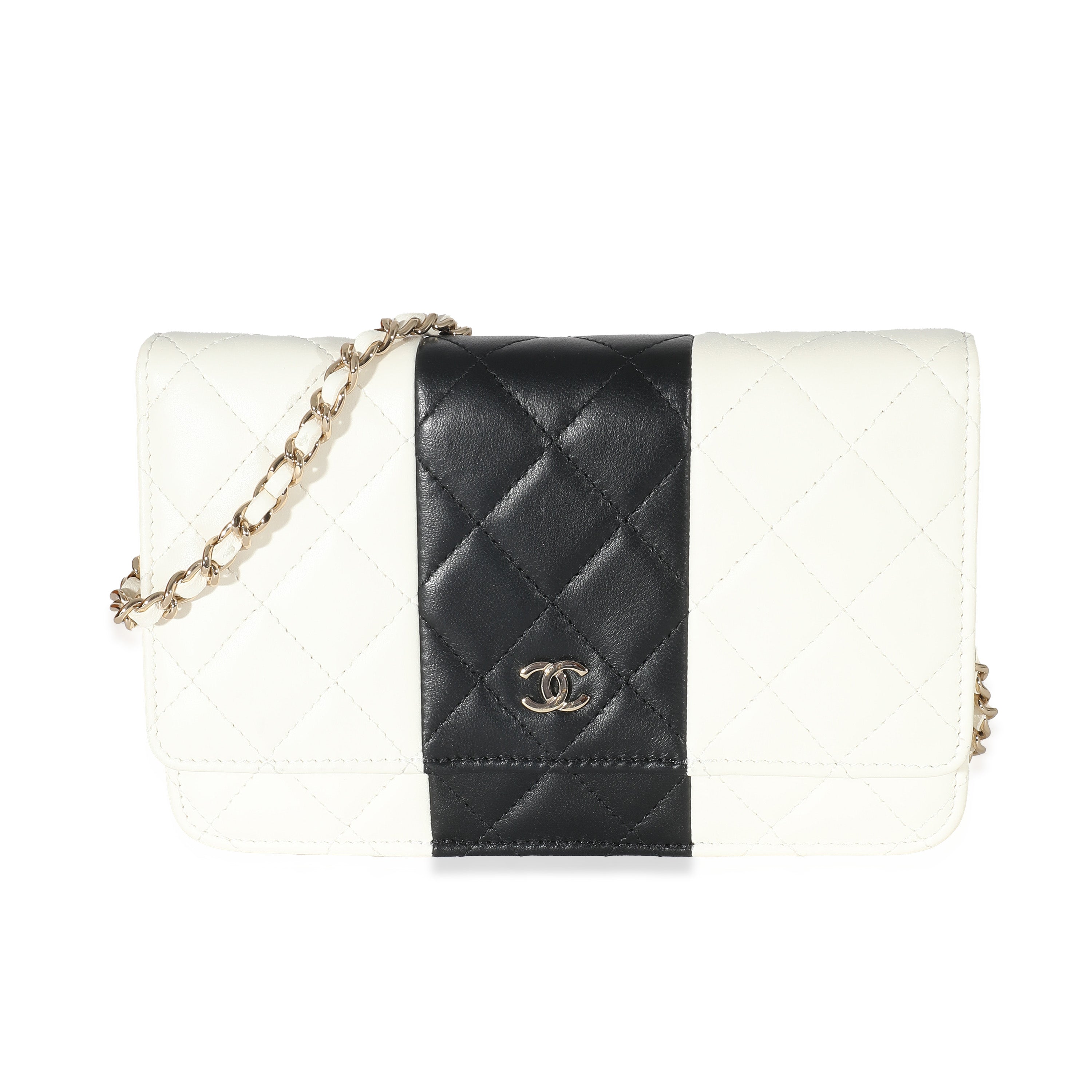 Chanel Vanity Case 22C Beige Quilted Caviar with light gold hardware