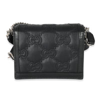 Gucci Black Nylon Leather Mini GG Bag