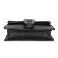 Gucci Black Leather Super Mini Dionysus Bag