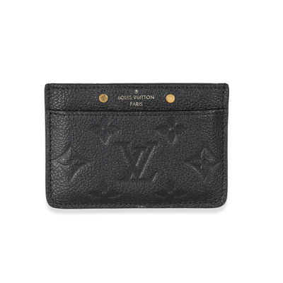 Louis Vuitton Black Empreinte Card Holder