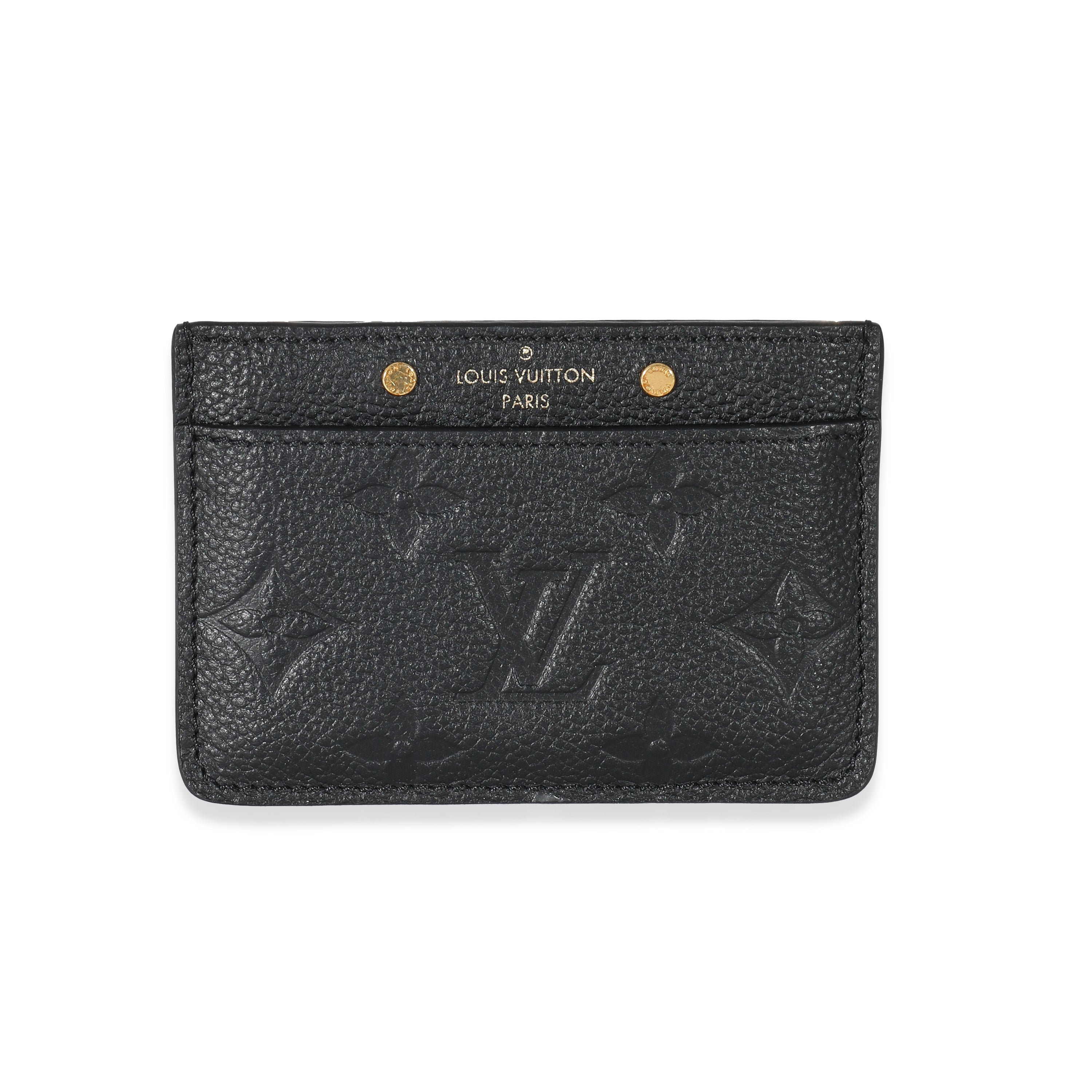 Louis Vuitton Black Empreinte Card Holder, myGemma, NZ