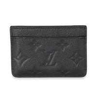 Louis Vuitton Black Empreinte Card Holder