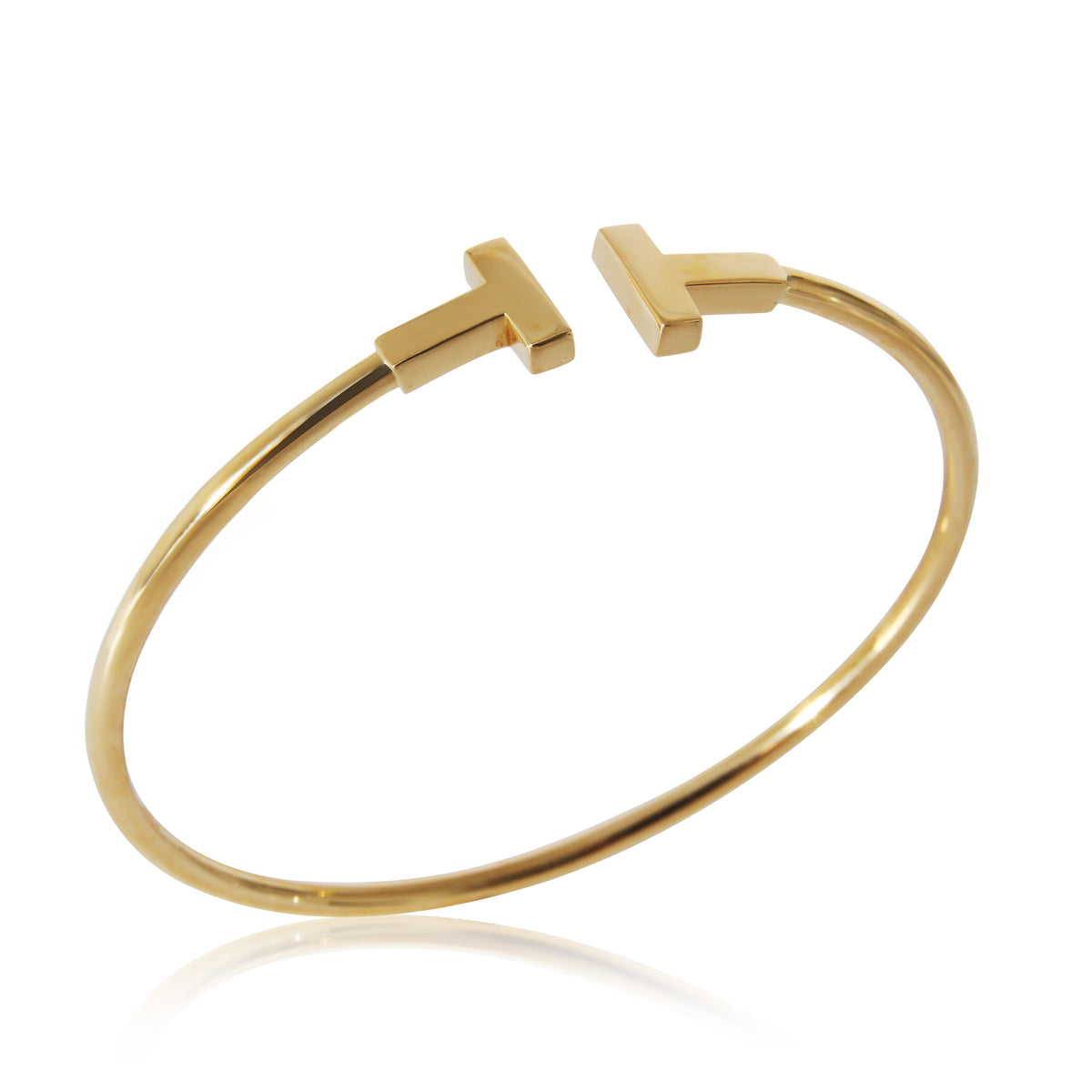 Tiffany & Co. Tiffany T Wire Bracelet in 18k Yellow Gold