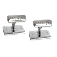 Asprey Rectangular Cufflinks in  Sterling Silver