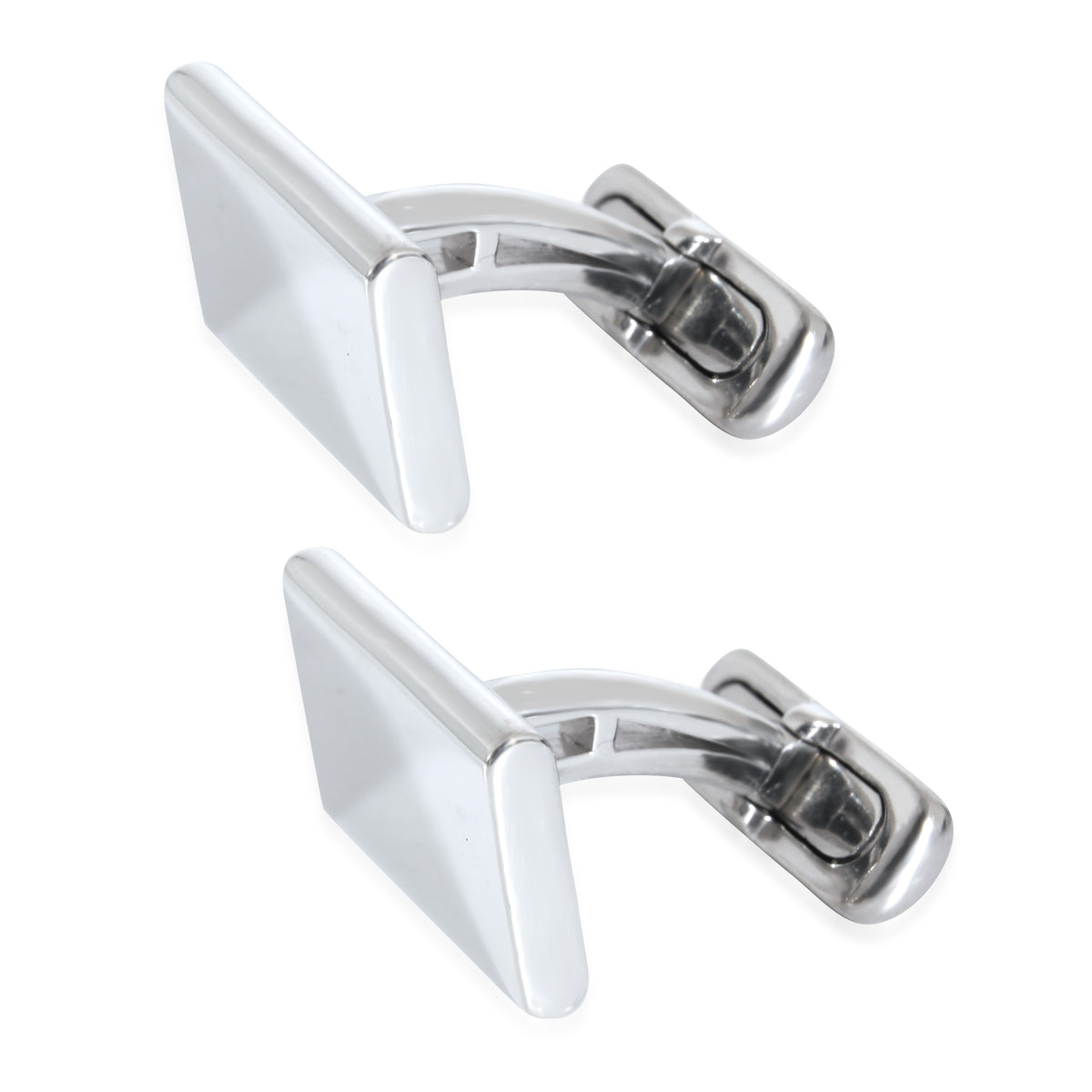 Asprey Rectangular Cufflinks in  Sterling Silver