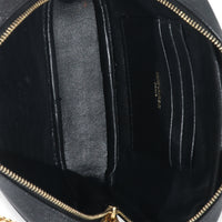 Saint Laurent Black Grain De Poudre Mini Lou Camera Bag