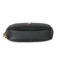 Saint Laurent Black Grain De Poudre Mini Lou Camera Bag