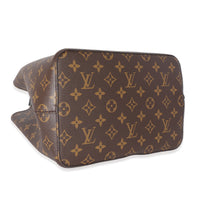 Louis Vuitton Monogram Canvas Black Leather NéoNoé MM