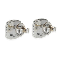 David Yurman Albion Pave Diamond Earrings in Sterling Silver 0.50 CTW