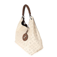 Louis Vuitton Cream Mahina Carmel Hobo, myGemma, CH