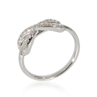 Tiffany & Co. Infinity Diamond Ring in 18K White Gold 0.13 CTW