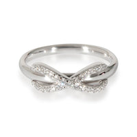 Tiffany & Co. Infinity Diamond Ring in 18K White Gold 0.13 CTW