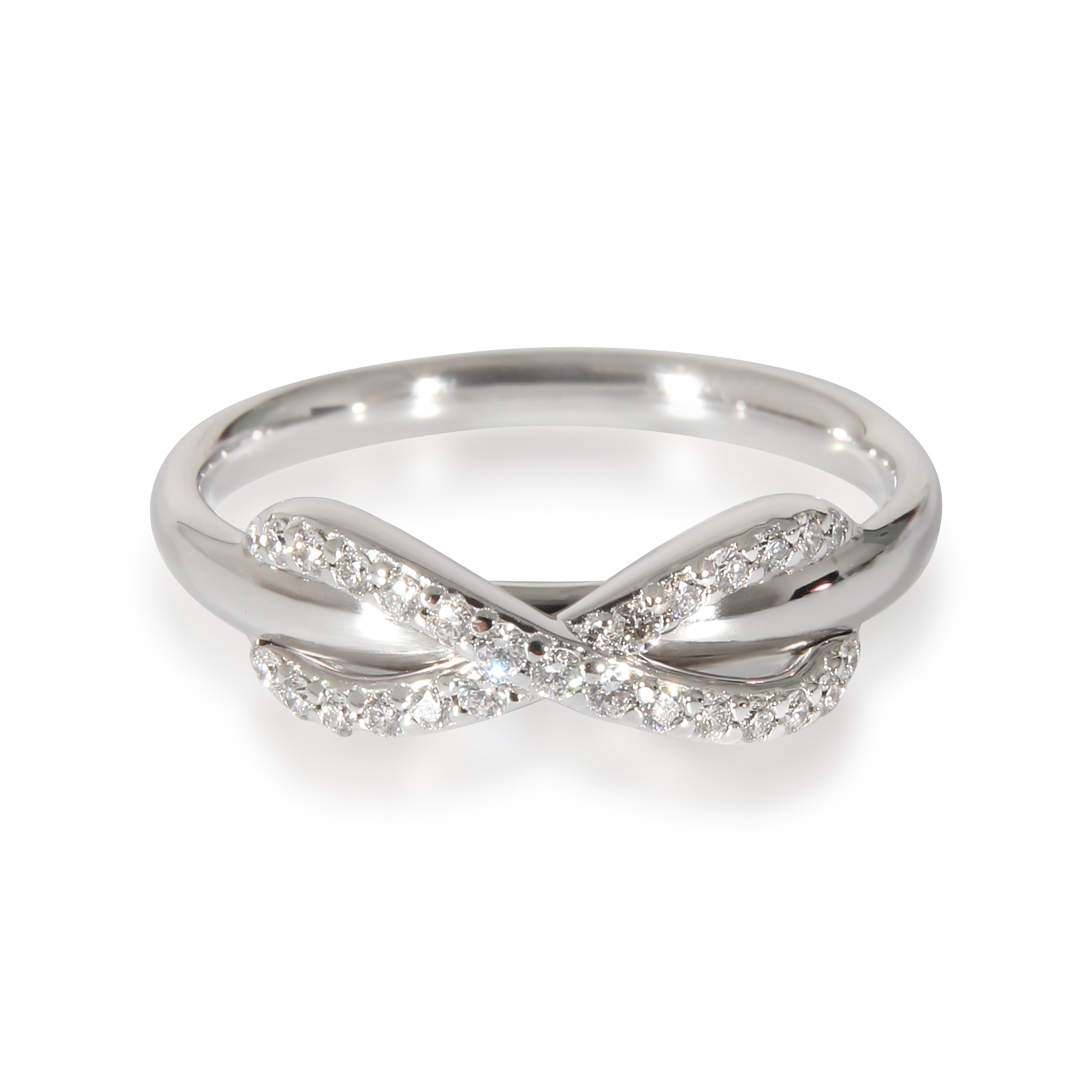 Louis Vuitton 18K Diamond Monogram Infini Wedding Band 4.75 | 49