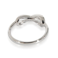Tiffany & Co. Infinity Diamond Ring in 18K White Gold 0.13 CTW