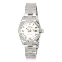 Rolex Datejust 179174 Womens Watch in 18kt Stainless Steel/White Gold