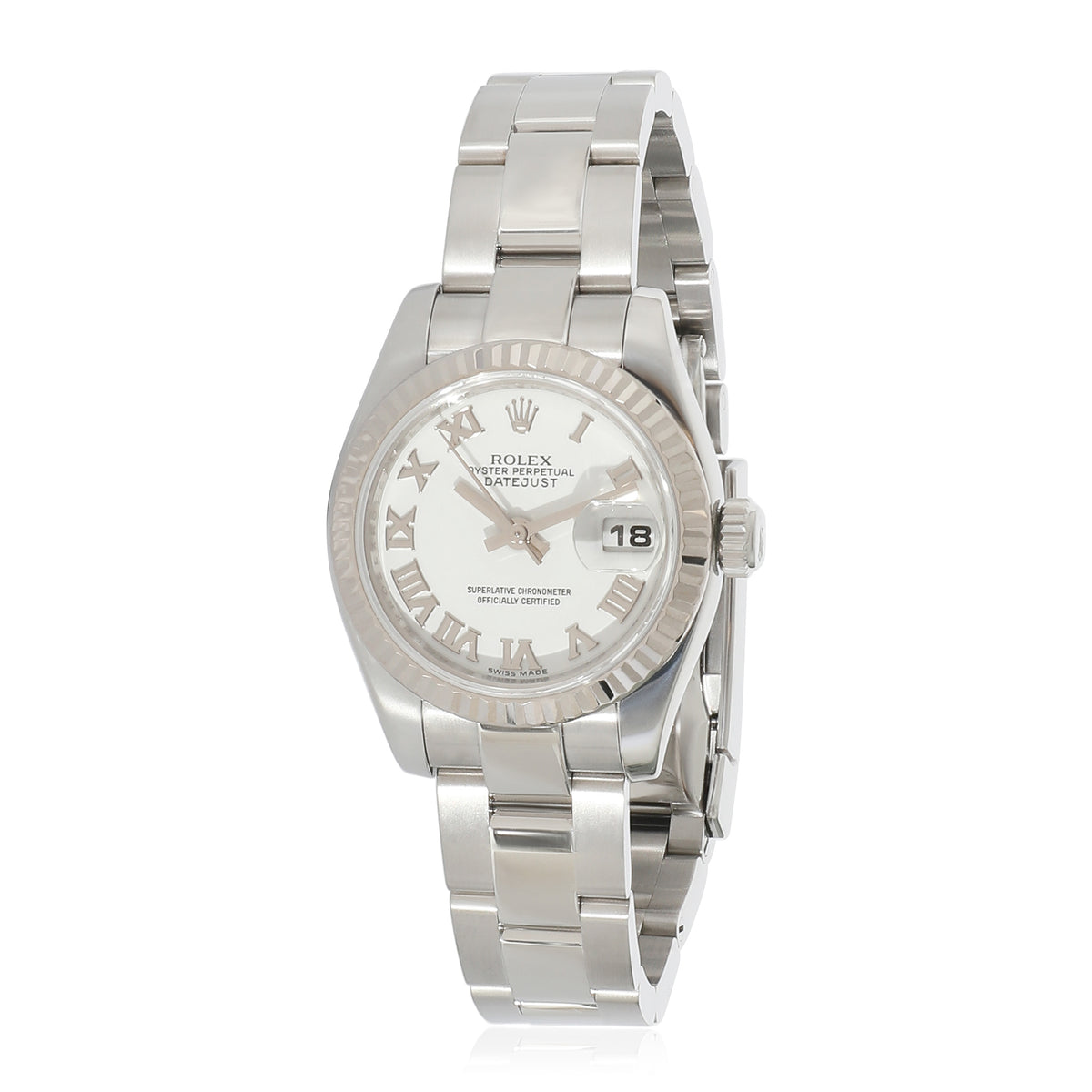 Rolex Datejust 179174 Womens Watch in 18kt Stainless Steel/White Gold