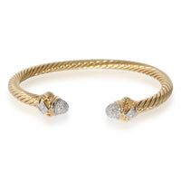 David Yurman Renaissance Bracelet in 18k Yellow Gold 0.33 CTW, 5mm