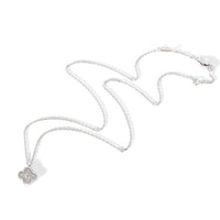 Van Cleef & Arpels Sweet Alhambra Necklace in 18k White Gold 0.08 CTW