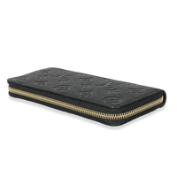 Louis Vuitton Black Monogram Empreinte Clemence Wallet