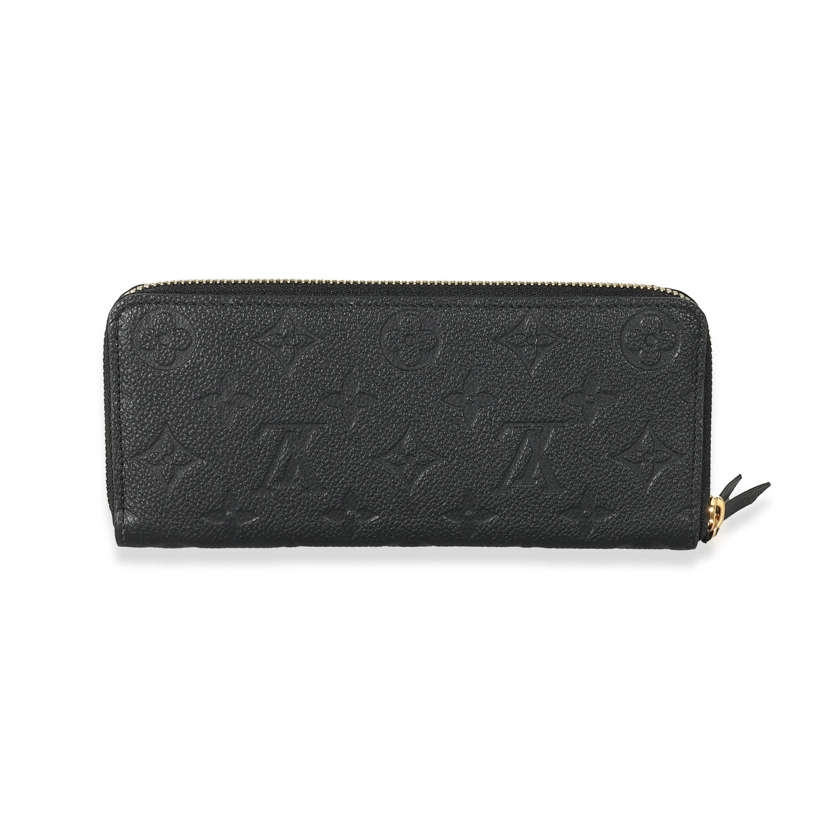 Louis Vuitton Black Monogram Empreinte Clemence Wallet
