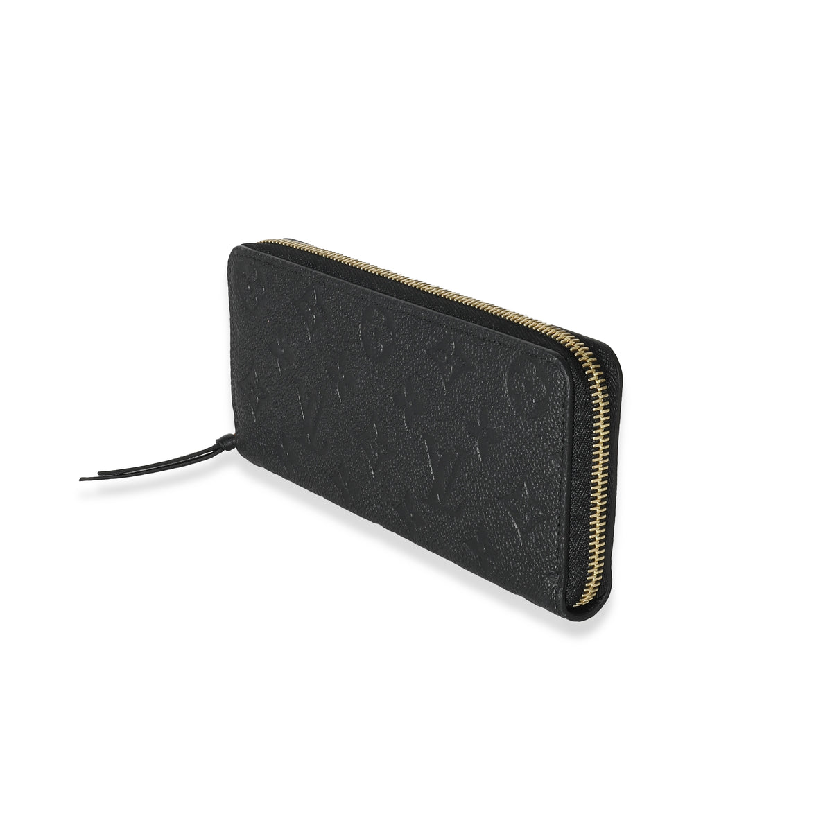 Clemence leather wallet Louis Vuitton Black in Leather - 29537132