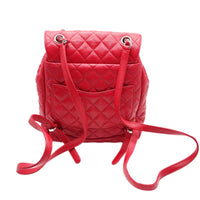 Chanel Red Quilted Lambskin Small Urban Spirit Backpack