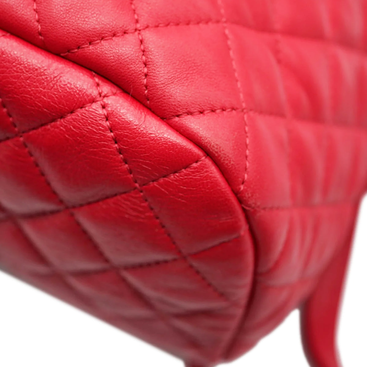 Chanel Red Quilted Lambskin Small Urban Spirit Backpack